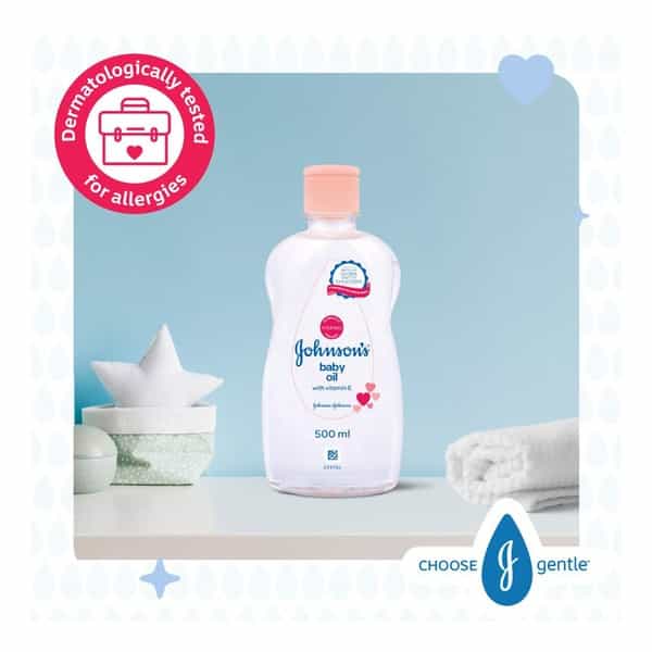 Johnson's Baby Oil With Vitamin E 50Ml