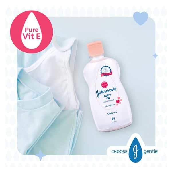 Johnson's Baby Oil With Vitamin E 50Ml