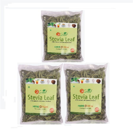 So Sweet Stevia 25 Gms Stevia Leaves 100% Natural Sweetener - Sugarfree (Pack Of 3)