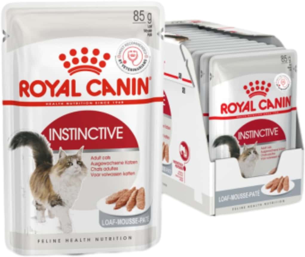 Royal Canin Instinctive | Adult Cat Food | 85 Grams | Pack Of 12 Sachet | Wet Food