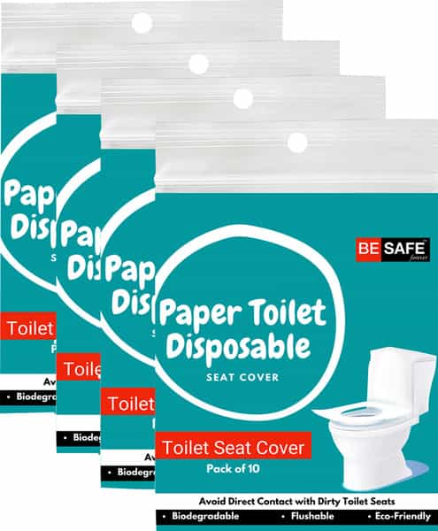 Besafe Forever Disposable Paper Toilet Seat Cover 40 Sheets Blue