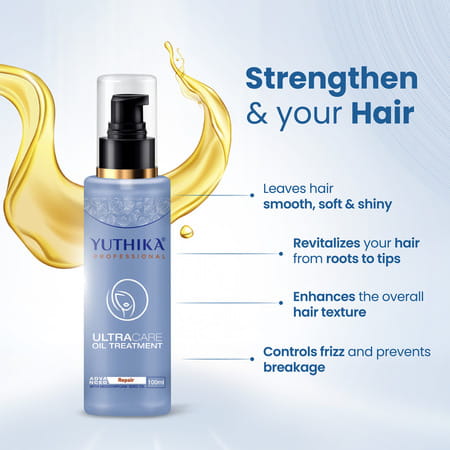 Yuthika Ultra Care Oil Treatment 100Ml | Repair Oil For Dry | Frizzy & Damaged Hair