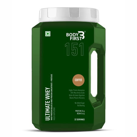 Bodyfirst Ultimate Whey | 32 Servings | Coffee