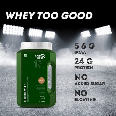 Bodyfirst Ultimate Whey | 32 Servings | Coffee
