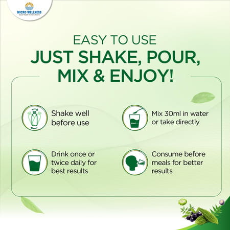 Micro Wellness Jamun Neem Karela Juice 1 L