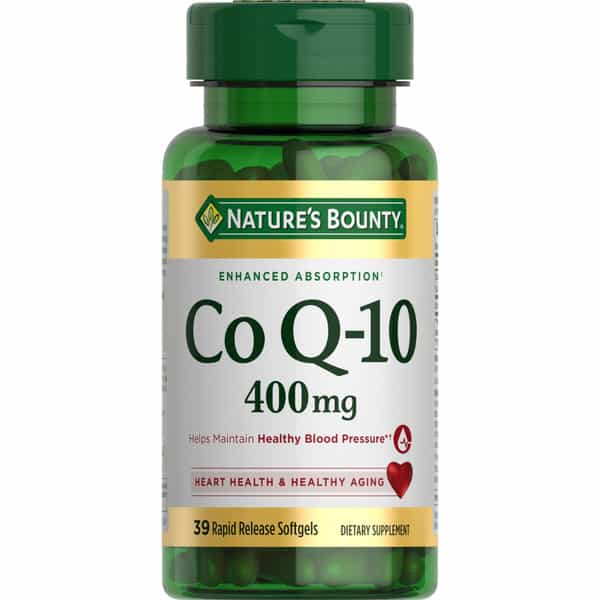 Nature's Bounty Coq10 | Dietary Supplement | Supports Heart Health | 400Mg | 39 Softgels
