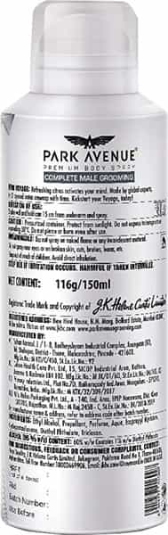 Park Avenue Signature Collection Voyage Premium Body Spray - 150 Ml