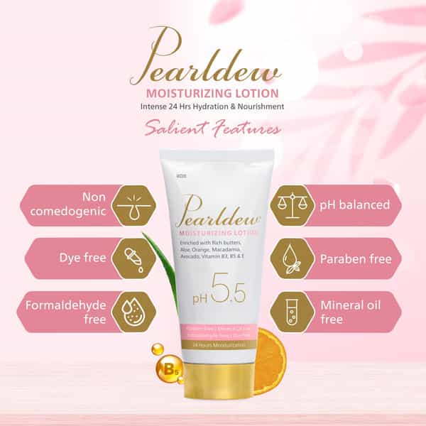 Pearldew Moisturizing Lotion 100 Ml | With Almond & Cocoa Butter (Pack Of 3)