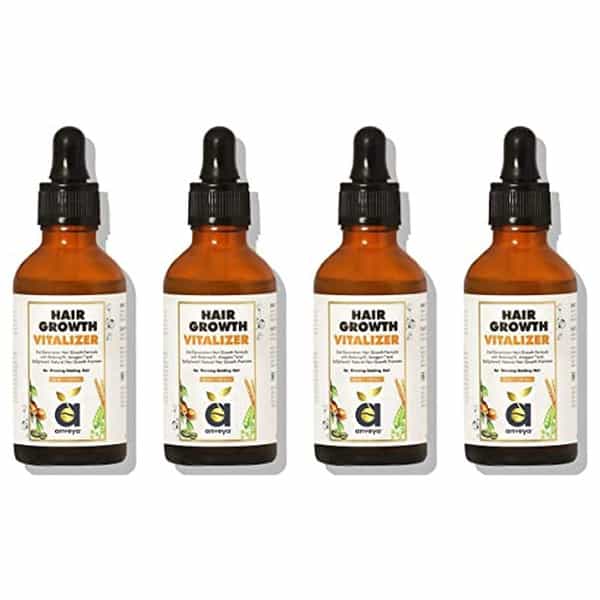 Anveya Hair Growth Vitalizer Serum 50Ml X Pack Of 4