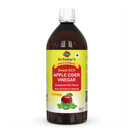 Dr. Patkar'S Apple Cider Vinegar With Stevia 500 Ml
