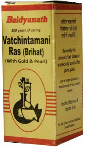 Baidyanath Asli Ayurved Vatchintamani Ras Bri. 60 Tablets Joint Care Tablets
