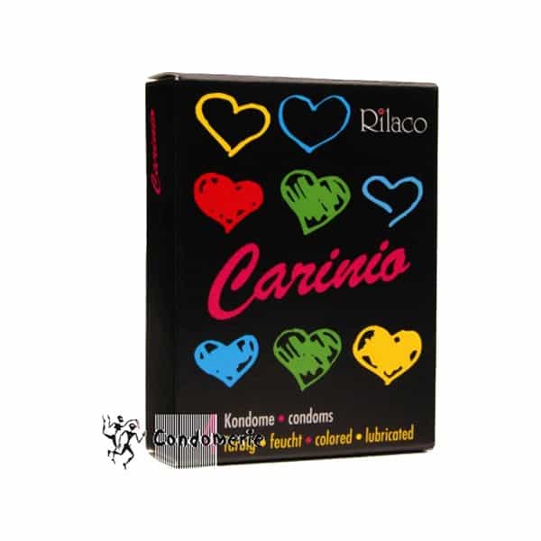 Rilaco Carinio Multi - Coloured Condoms - Pack Of 4