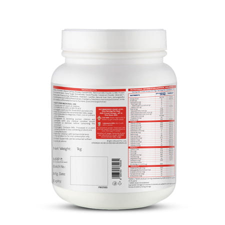 Gritzo Supermilk Height+ 13+Y Girls With Super Gummies (Double Chocolate - 1kg & Strawberry - 30n)