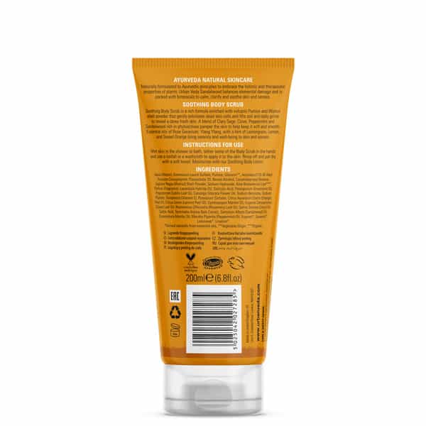Urban Veda Soothing Ayurvedic Sandalwood Body Scrub 200 Ml