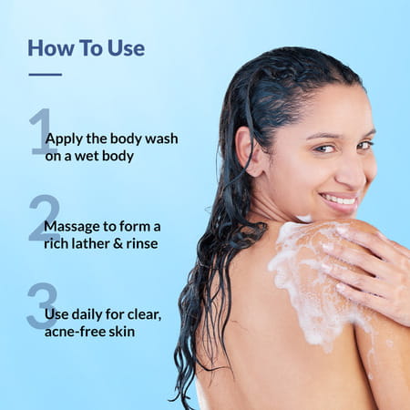 Fixderma Nigrifix Exfoliating Body Wash With 5% Actives | Gentle Exfoliating Shower Gel 200Ml