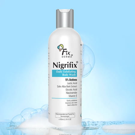 Fixderma Skarfix Plus Body Wash With Pomengranate Fruit Extract Niacinamide Improves Skin Tone 200ml