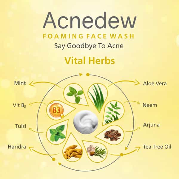 Acnedew Antiacne & Antipimple Foaming Face Wash 100 Ml | Salicylic Acid (Pack Of 1)