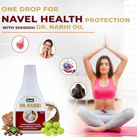 Shuddhi Dr. Nabhi/Navel Oil For Navel Care | Supports Healthy Digestion And Metabolism | 15ml