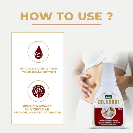 Shuddhi Dr. Nabhi/Navel Oil For Navel Care | Supports Healthy Digestion And Metabolism | 15ml