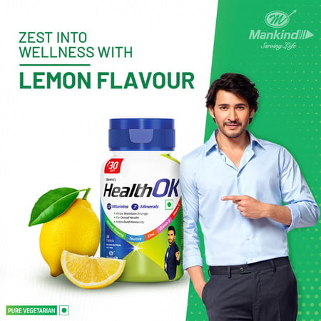 Health Ok Daily Multivitamin For Energy & Overall Health For Men30 Tablets X 3 (3 X 30 Tablets)