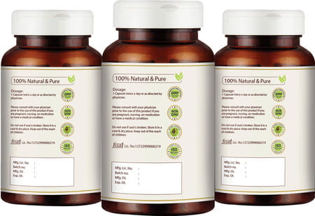 Vedikroots Shilajit 60 Capsules 450 Mg 100% Organic |For Metabolism And Immunity Boost (Pack Of 3)