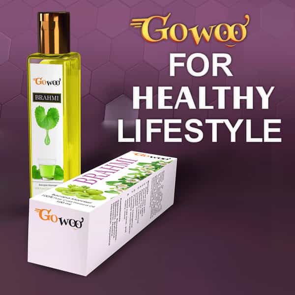 Go Woo 100% Pure Brahmi Carrier Oil Good For Sleep 100 Ml