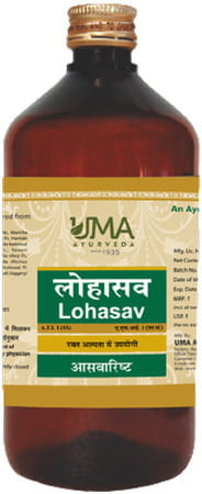 Uma Ayurveda Lohasava Ayurvedic Syrup 450 Ml