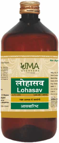 Uma Ayurveda Lohasava Ayurvedic Syrup 450 Ml