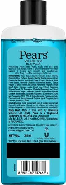 Pears Soft & Fresh Shower Gel - 250 Ml