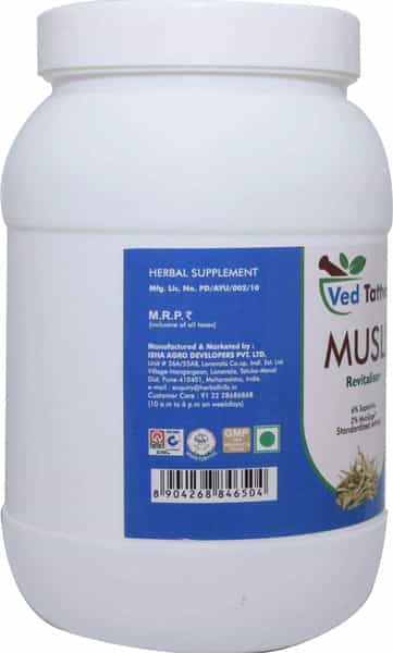 Ved Tattva Musli Tablets Safed Musli 700 Tablets/Natural & Pure Musali Powder