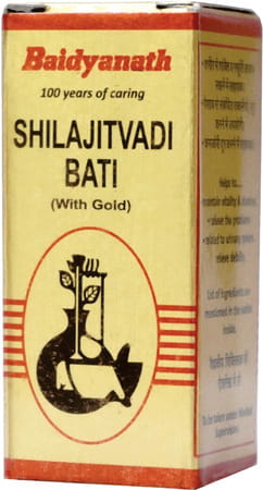 Baidyanath Asli Ayurved Shilajitvadi Bati With Gold - 10 Tablets