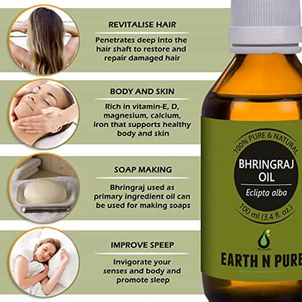 Earth N Pure Bhringraj Oil | 100 Ml (100 Ml)