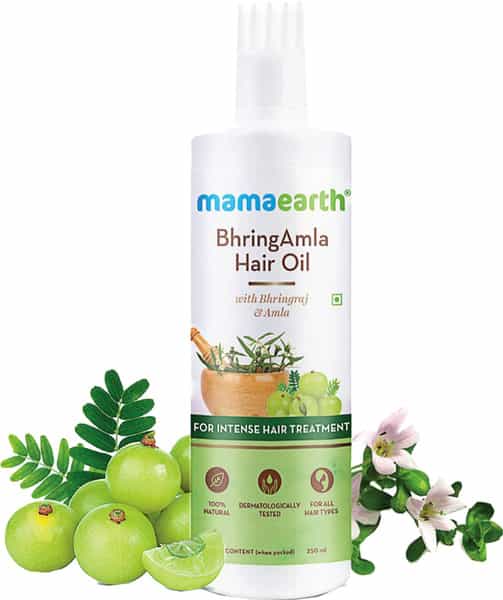 Mamaearth Bhringamla Hair Oil With Bhringraj & Amla For Intense Hair Treatment 250Ml