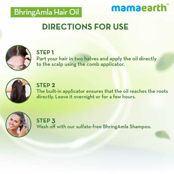 Mamaearth Bhringamla Hair Oil With Bhringraj & Amla For Intense Hair Treatment 250Ml