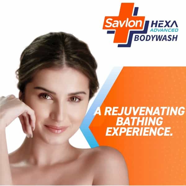 Savlon Hexa Advanced Body Wash With Milk Protein - 215Ml