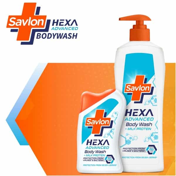 Savlon Hexa Advanced Body Wash With Milk Protein - 215Ml