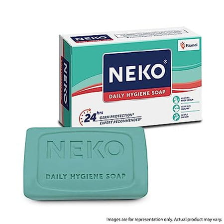 Neko Daily Hygiene Soap | 24 Hours Germ Protection | 100g | Pack Of 4