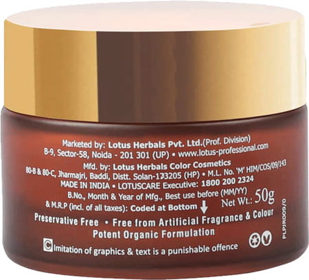 Lotus Professional Dermo Spa Bulgarian Rose Radiance And Renewal Night Creme 50g