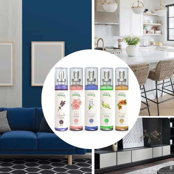 Involve Riviera Mist - Bouquet : Water Based Spray Air Perfume For Car / Car Air Freshener - Irm01