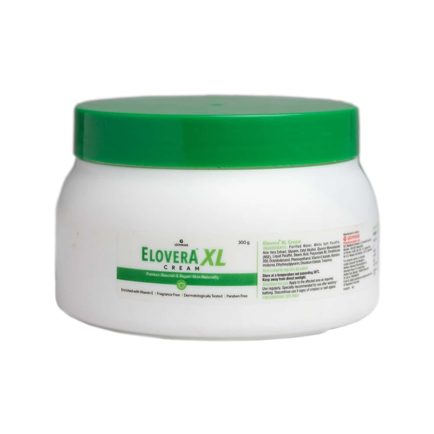 Glenmark Elovera Xl Bottle Of 300gm Cream