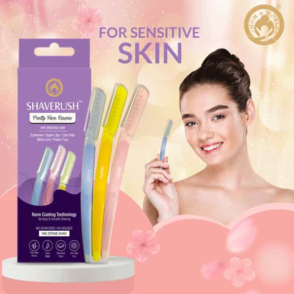 Mom & World Shaverush Women Pretty Face Razors -5 In 1