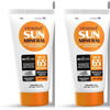 Venusia Sunscreen - Spf 65 Pa++++ Mineral Sunscreen- 50G X Pack Of 2 (100 G)