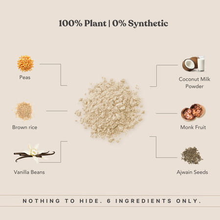 Earthful Plant Protein For Stamina-Madagascar Vanilla - Large Pack | 481 Grams