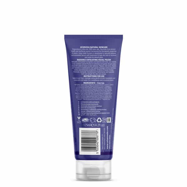 Urban Veda Radiance Turmeric Exfoliating Facial Polish 125 Ml