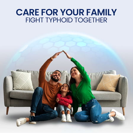 Once Rapid Typhoid Diy Home Detection Kit| 15 Min Instant Blood Test| In-Vitro Diagnostic