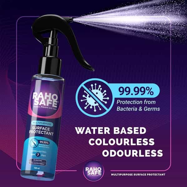 Raho Safe Germ Free  Surface Sanitizer  Bottle Of 100 Ml