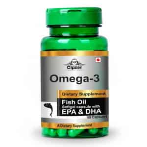 Cipzer Omega-3 Fish Oil Softgel60 Capsules | Supports Heart Health| Energy & Healthy Weight