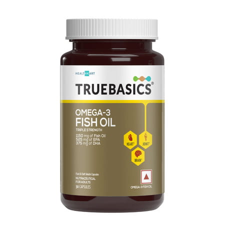 Truebasics Omega 3 Fish Oil Capsules - 30 Capsules