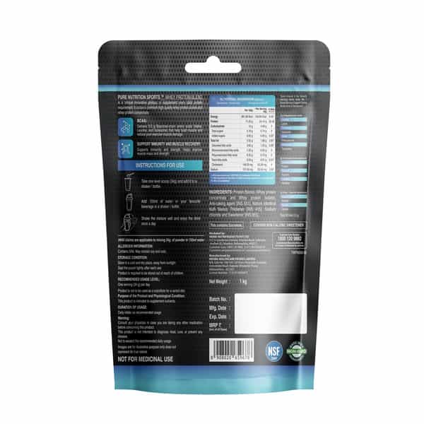 Pure Nutrition Whey Protein Kulfi 1 Kg Pouch