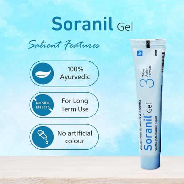 Soranil Gel 30 Gm | Blend Of Ayurvedic Herbs That Restores Skin Health (Pack Of 2)
